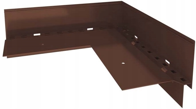 Vnější roh 90 stupňů pro systém Renoplast W60 Hnědý ral 8019