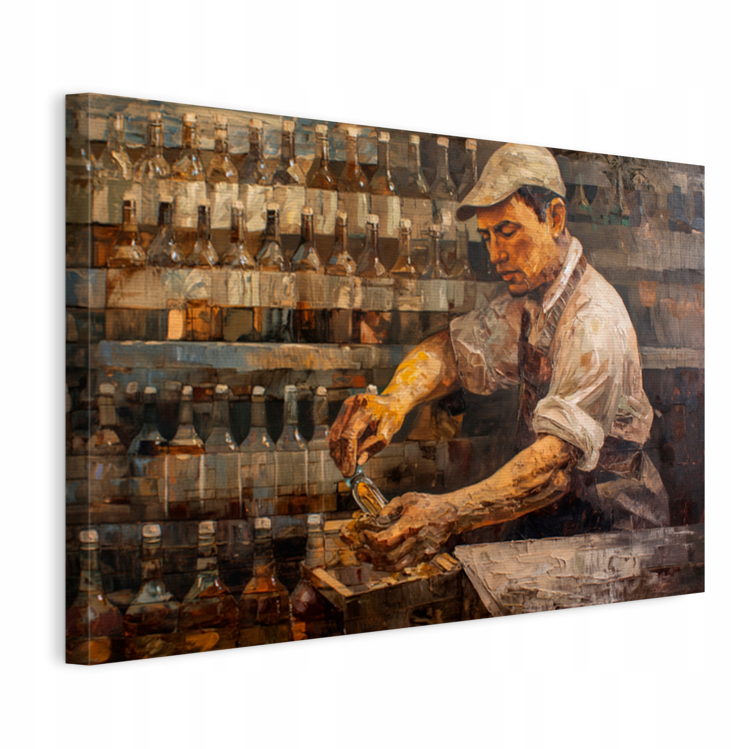 Obraz na plátně Řemeslník Dílna Impasto do obývacího pokoje Ložnice 120x80