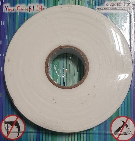 

Taśma Dwustronna Piankowa Samoprzylepna 18mm x 5m