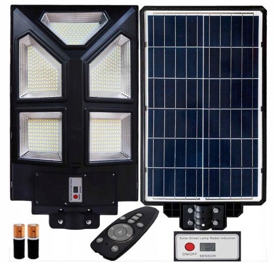 

Lampa Solarna Latarnia Uliczna Cob Led 500W +pilot