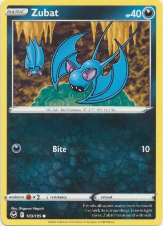 Zubat 103/195 Common Pokemon