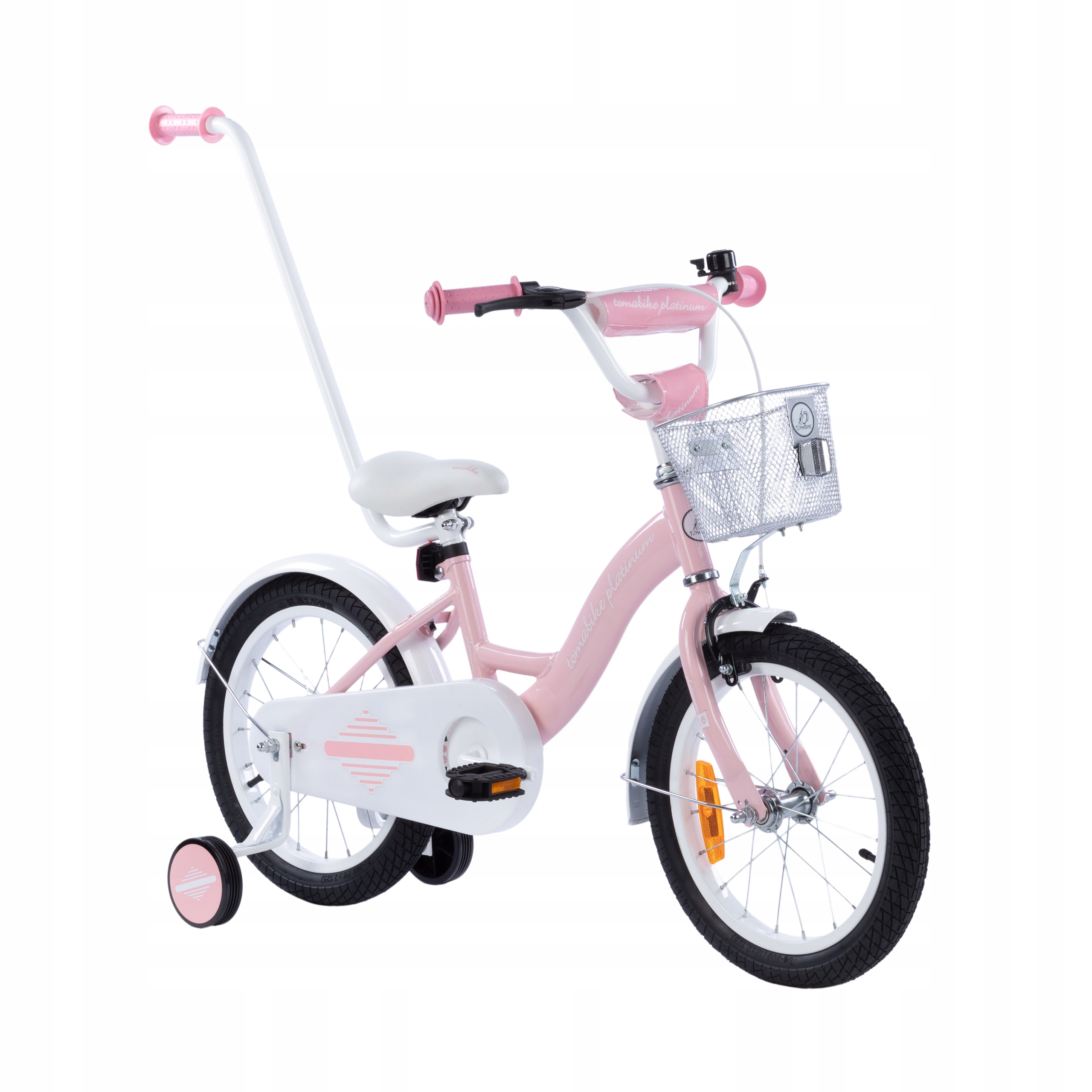 

Rowerek dziecięcy Tomabike Platinum pudrowy róż 16