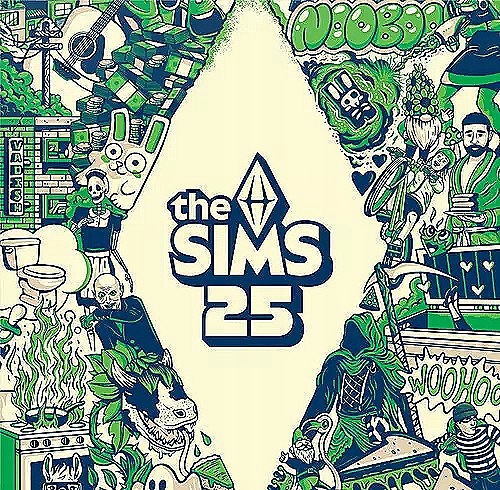 2LP Sims 25th Ost: Sims 25th Standard 2025 edition Ost