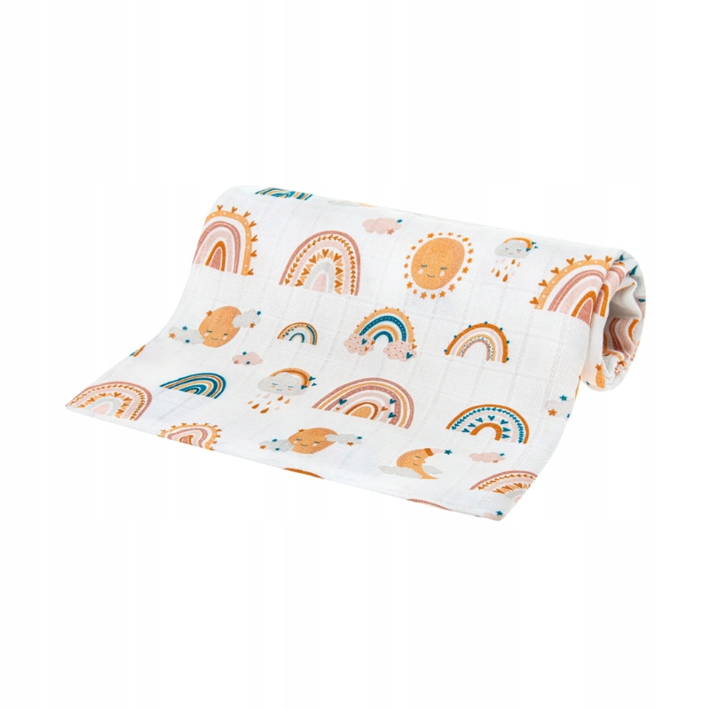 Pieluszka bambusowa tęcza - BOCIOLAND