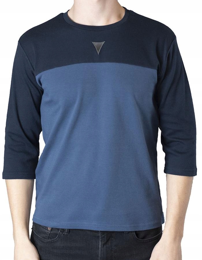 

Granatowa koszulka rękaw 3/4 Spear Apparel L