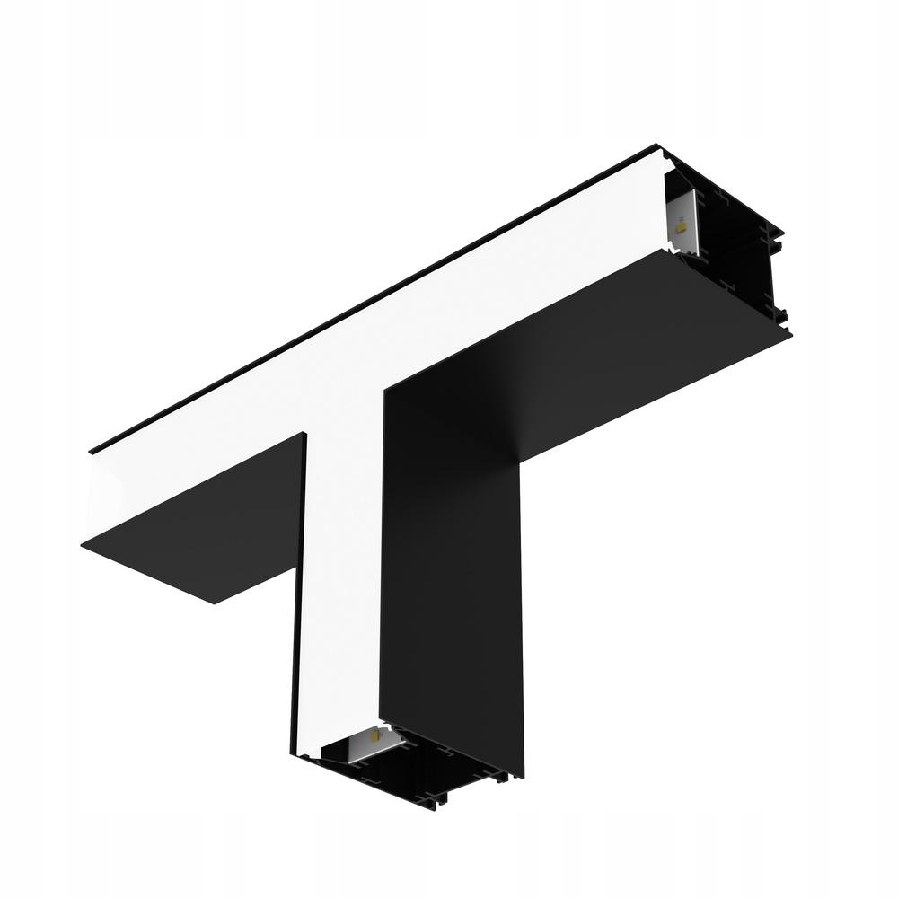 Spojka pre lineárne svietidlá 10.2W 1350lm Cct Tvar T Čierna Office Linear