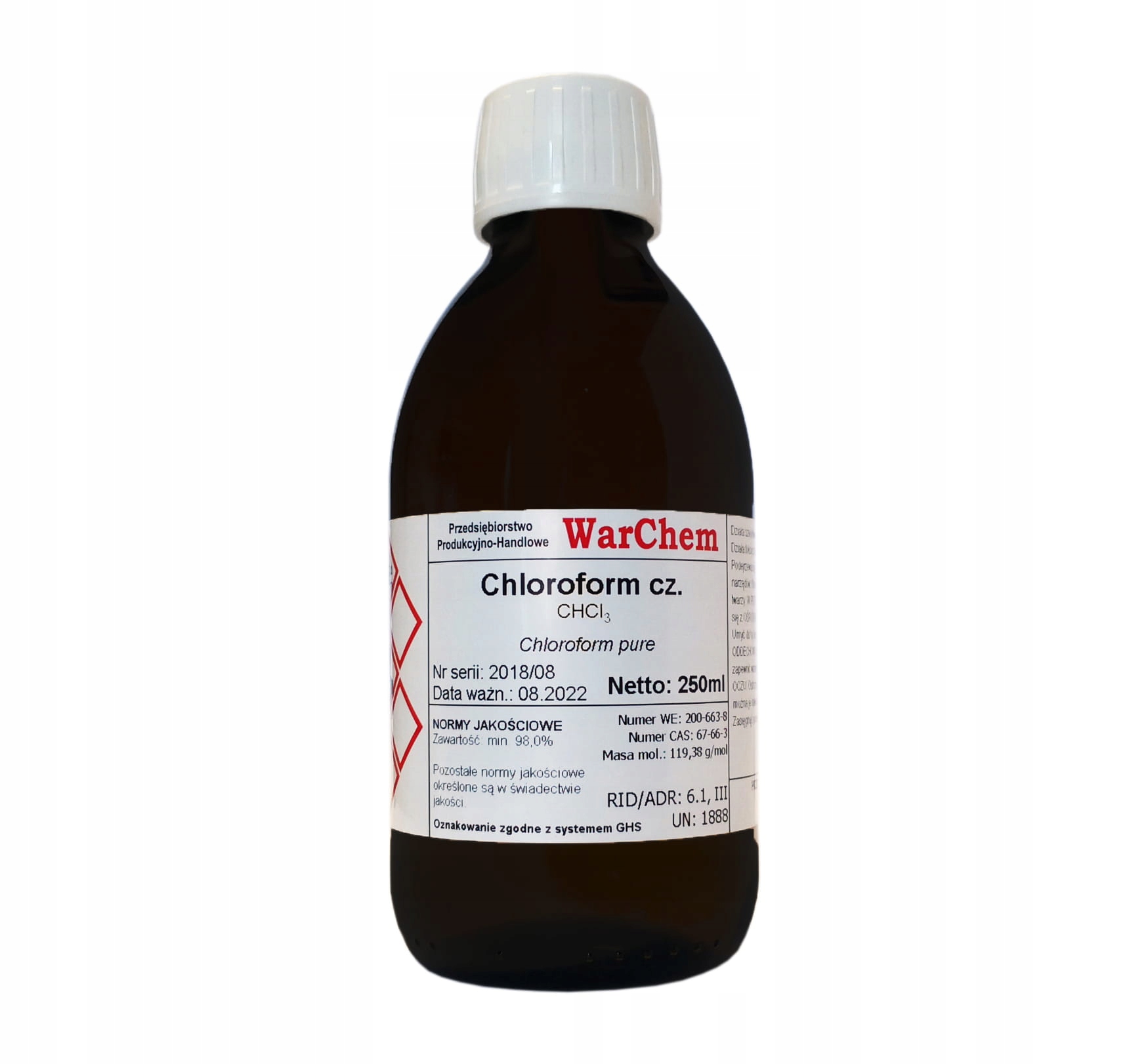 

Chloroform czysty 250ml Warchem