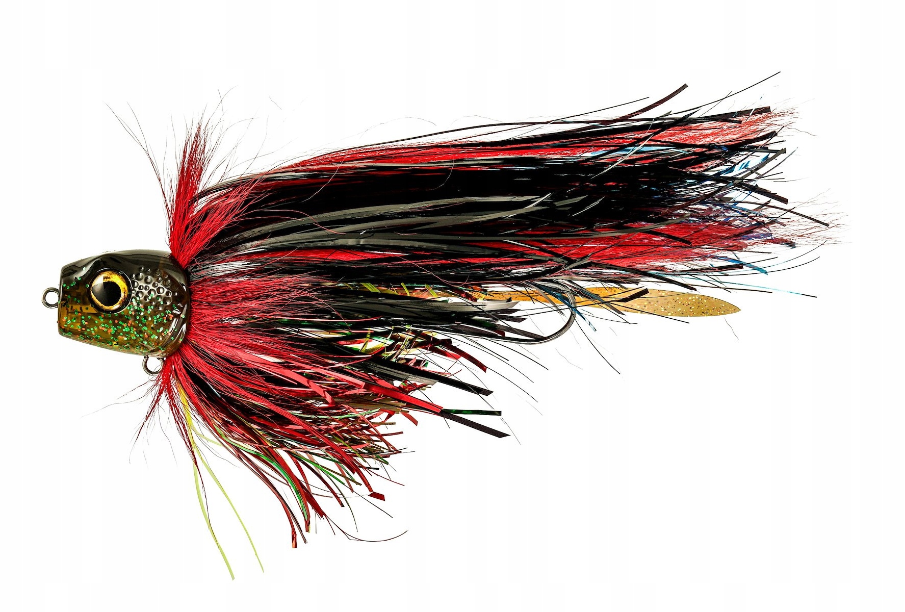 PRZYNĘTA SZCZUPAKOWA WESTIN MONSTERFLY 22cm/44g - MOTOROIL BLOOD UV
