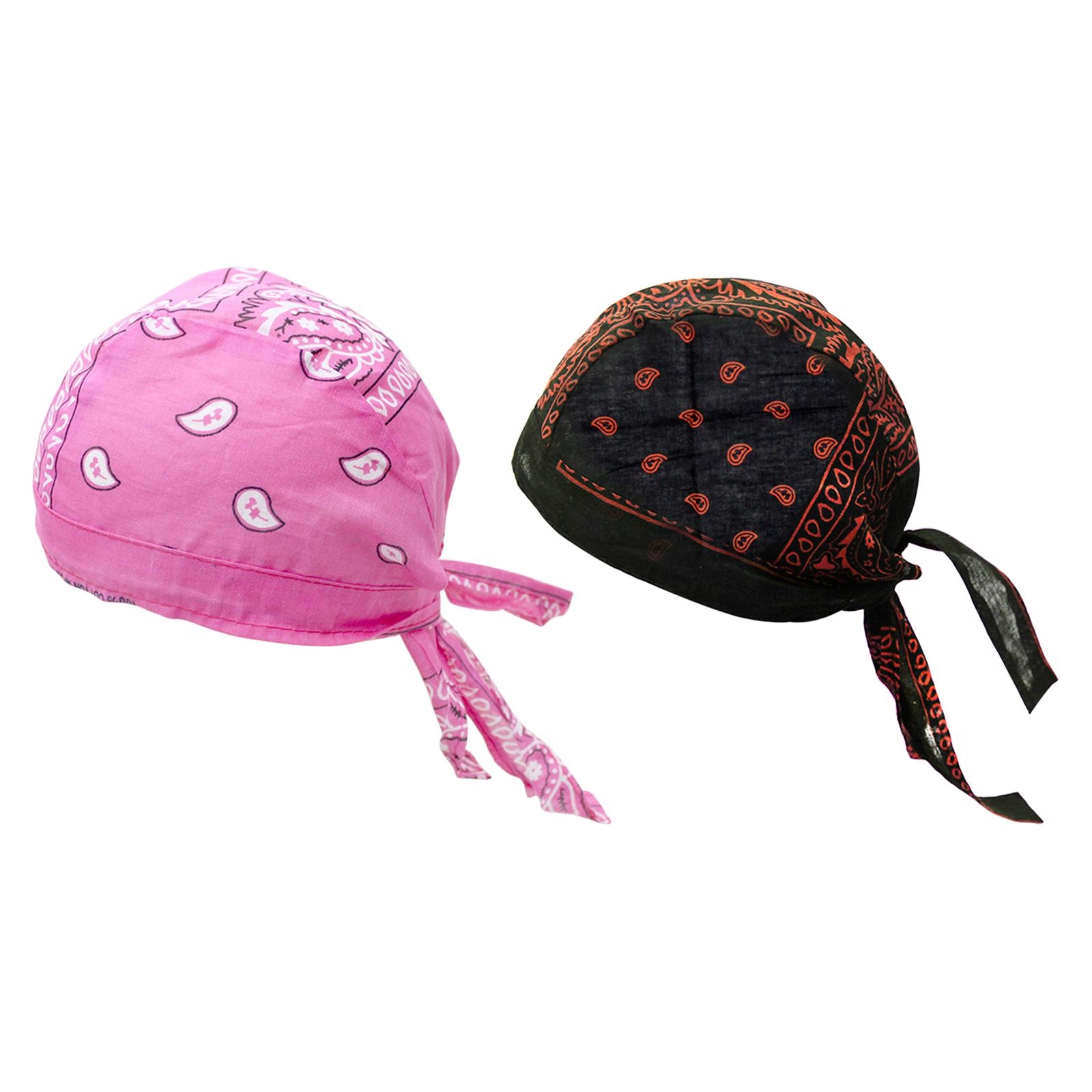 Czapki rowerowe Pirate Czapka z chustką Różow