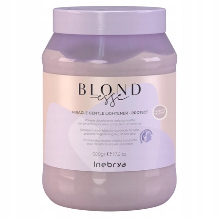 Inebrya Blondesse Miracle Gentle Fioletowy Rozjaśniacz Do 7 Tonów 500g