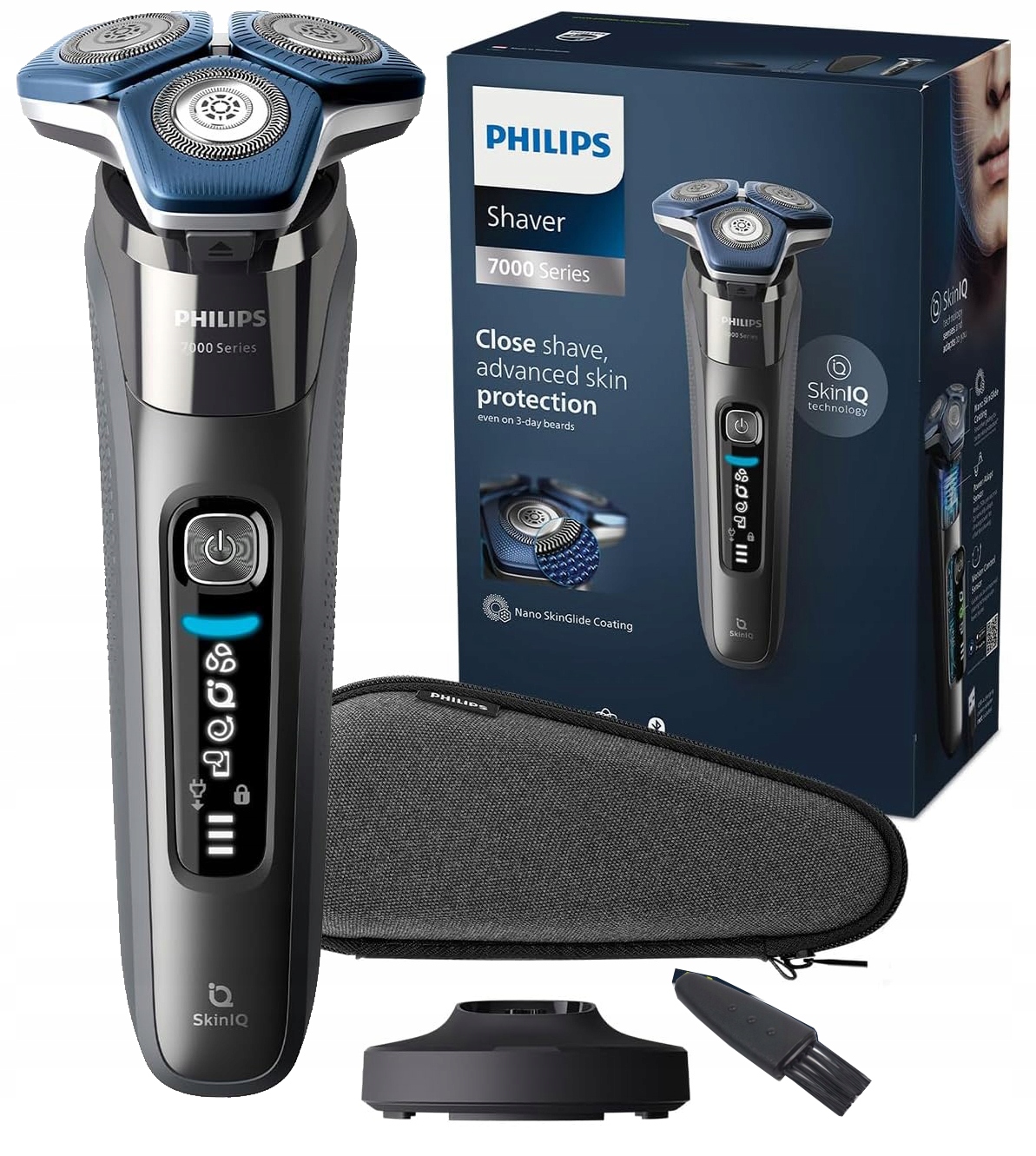 Golarka Elektryczna Męska Do Twarzy Philips S7887/35 Wbudowany Trymer +etui
