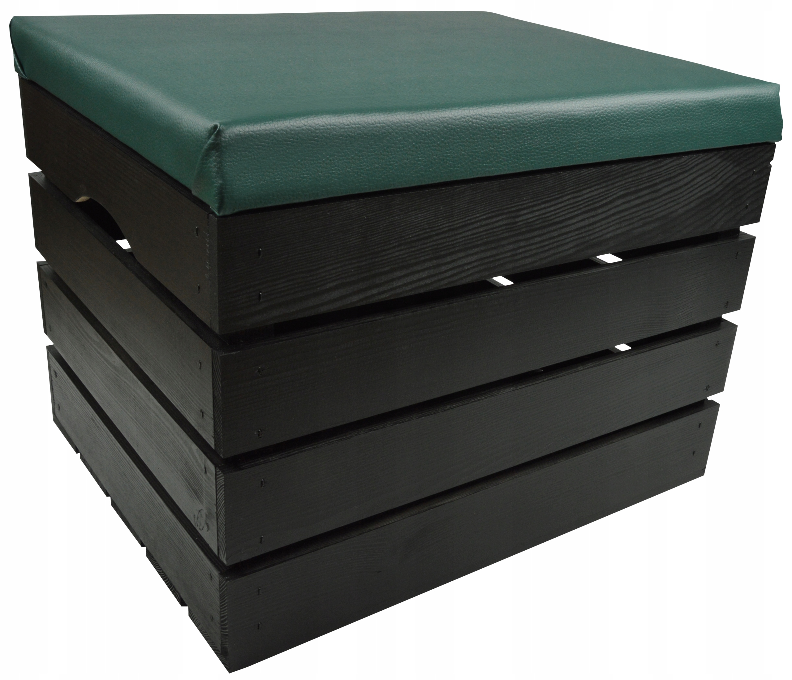 Taburet Dřevěná Kufřík Skříň Čalouněná Borovice