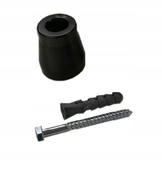 

Odbojnik do drzwi Garażowych gumowy h-59 mm Czarny