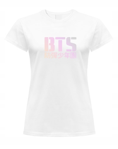 

Koszulka Damska Hit Bts Bangtan Boys hologram S