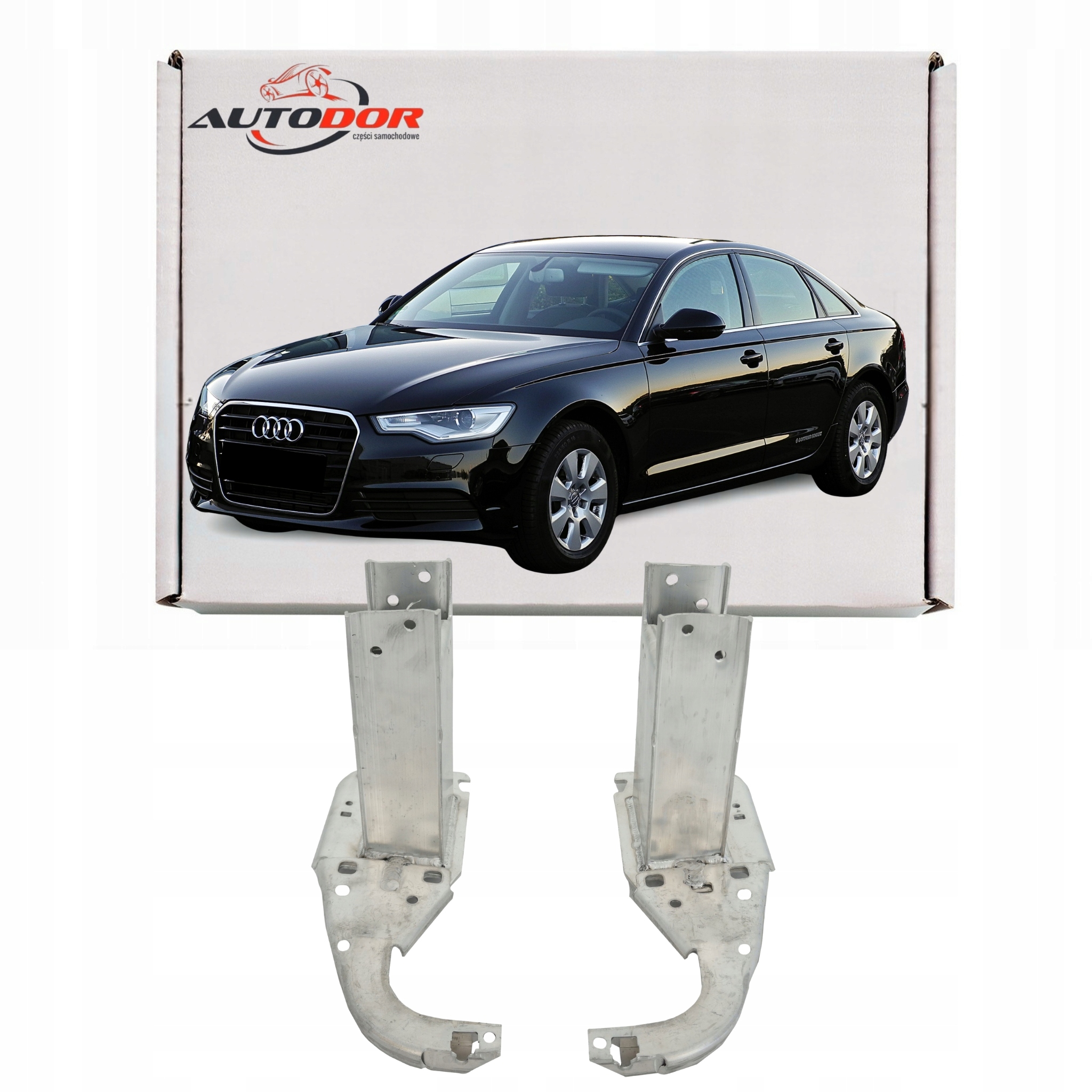 Audi A6 C7 2011-2018 Zóny Rozdrcení, Pravé Levé Upevňovací Prvky