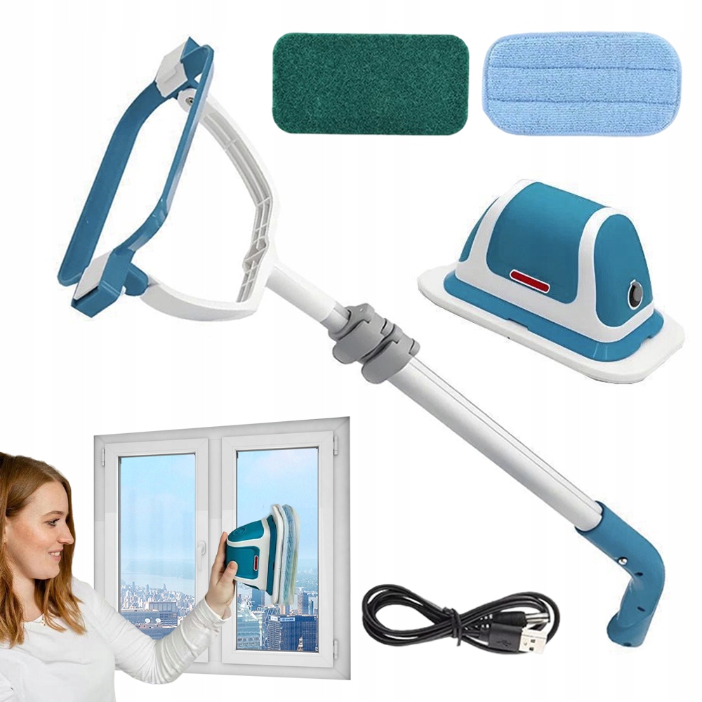 Bezdrátový kartáč na čištění bazénu a koupelnových dlaždic, multifunkční