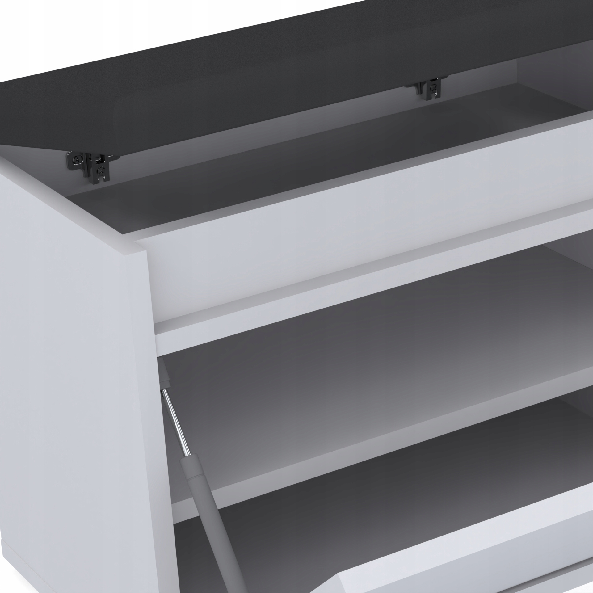 Szafka na buty VB60x30D S1 siedzisko schowek 60cm BIAŁY Maksymalna liczba par butów 6