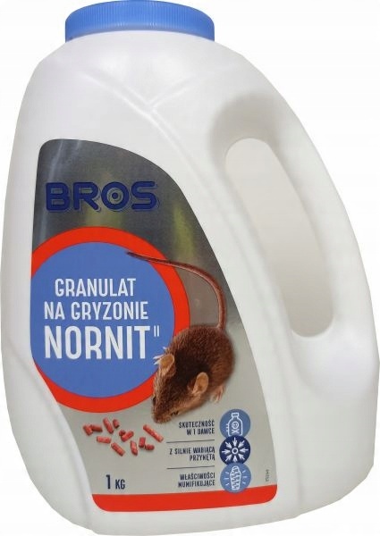 

Granulat Trutka na gryzonie myszy Nornit Bros 1 kg