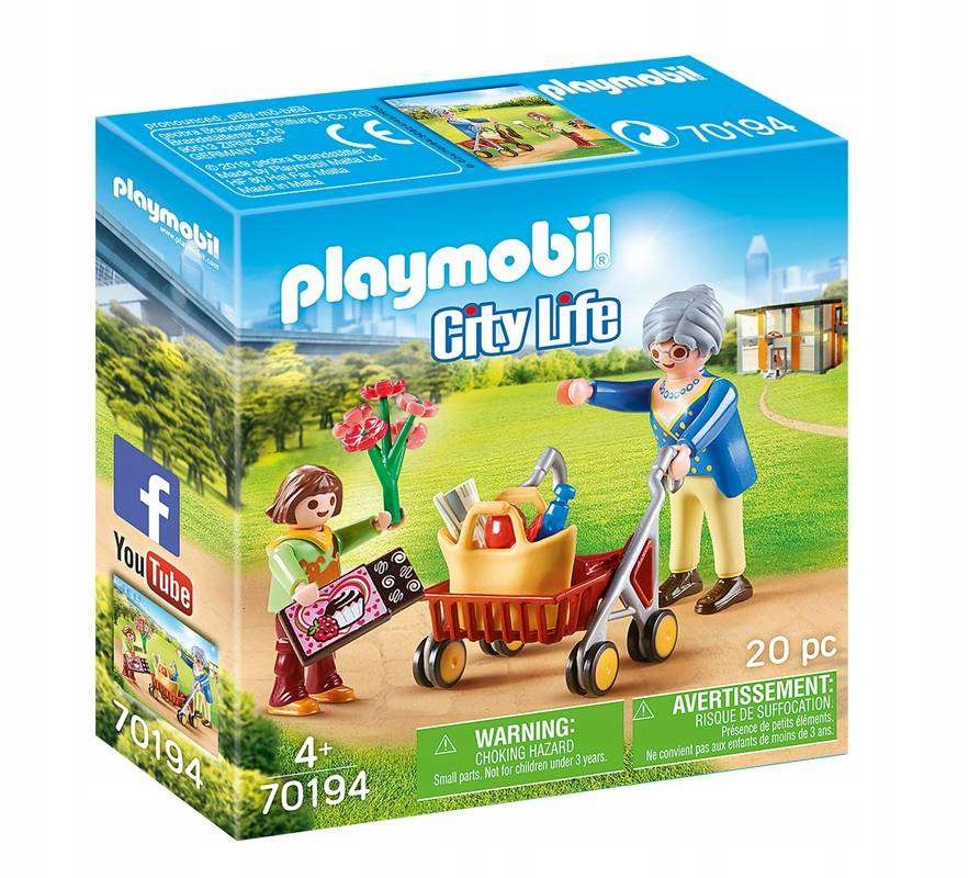 

Playmobil City Life Babcia z chodzikiem 70194