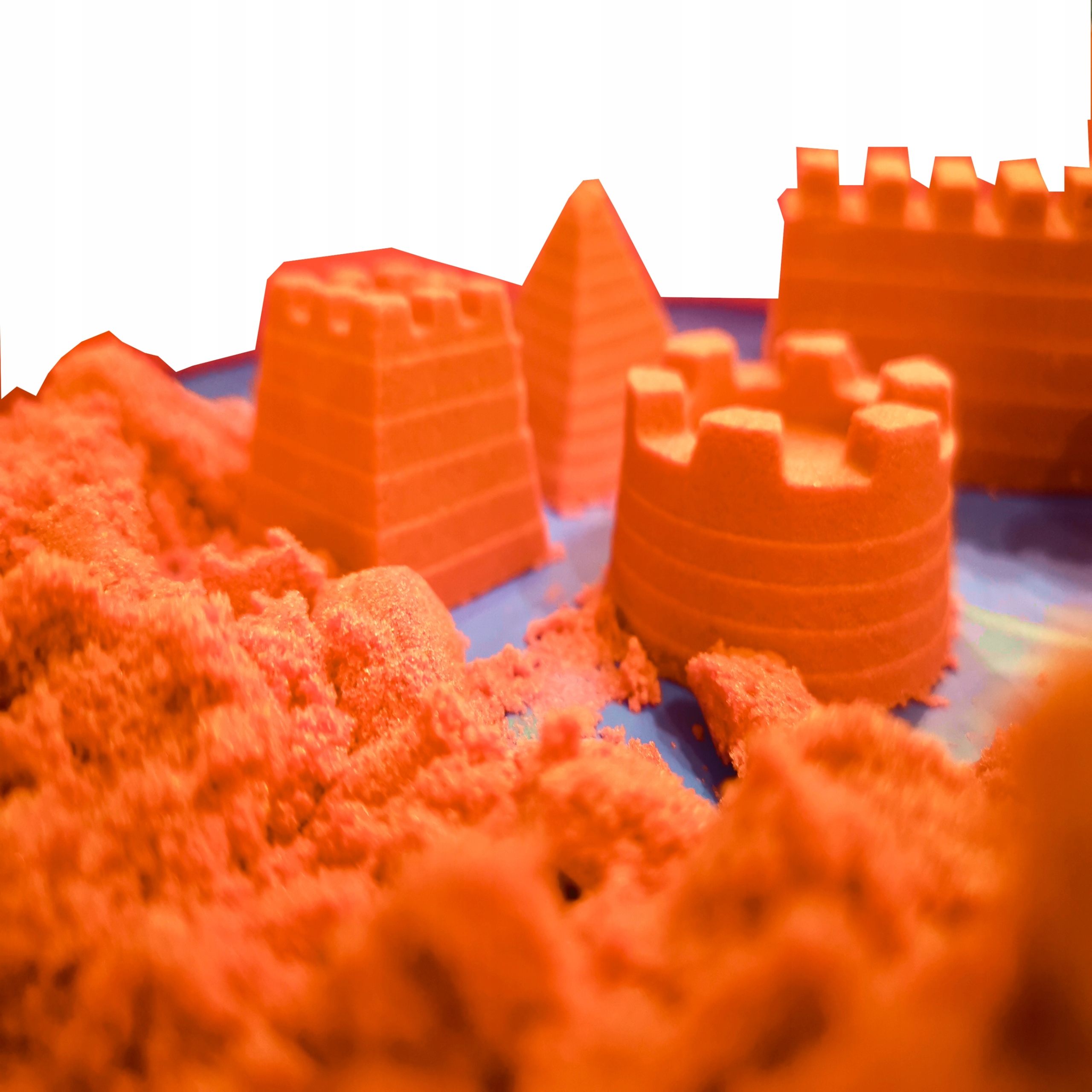 PIASEK KINETYCZNY MAGICZNY KOSMICZNY KOLOROWY POMARAŃCZOWY PIASKOLINA 1 kg EAN (GTIN) 5904610810309