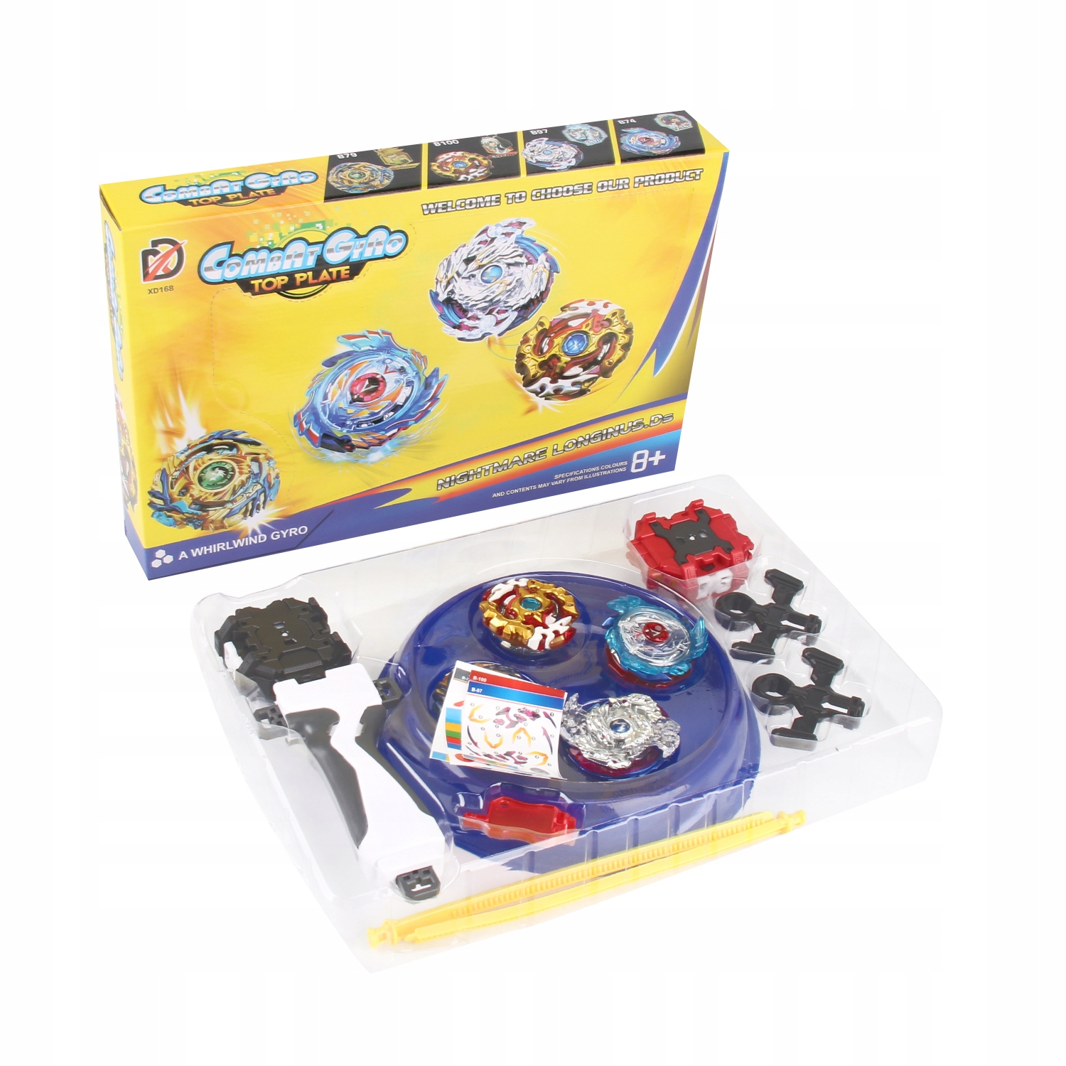 

4x Boxed Beyblade Burst Set Launcherem Arena Metal