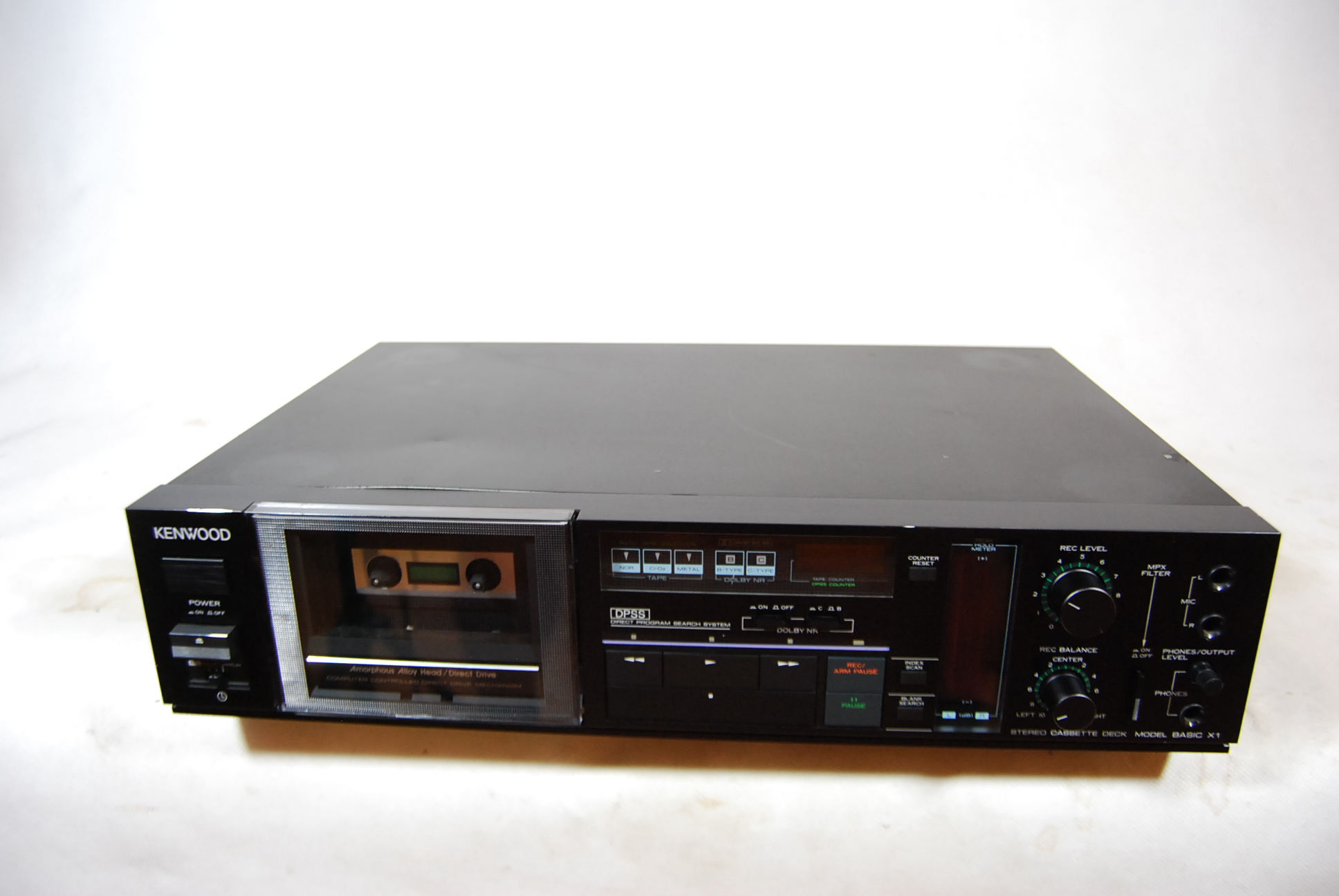 Magnetofon kasetowy Kenwood BASIC X1 czarny
