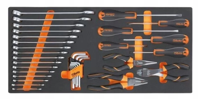 Wkład profilowany miękki z zestawem 34 narzędzi