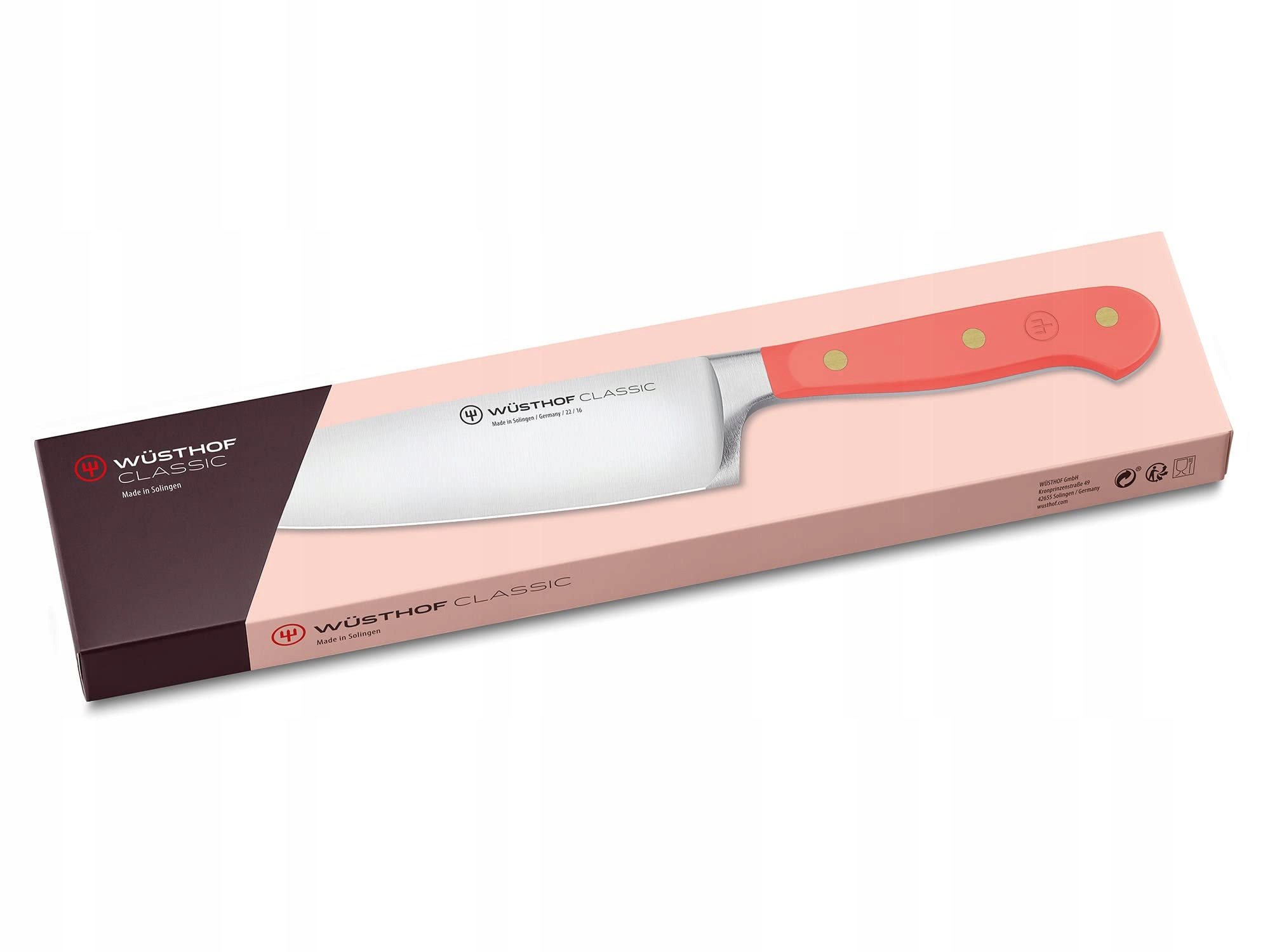 WÜSTHOF Classic Nóż Szefa Kuchni 16 cm Koralowy Pomarańczowy — miniatura 7
