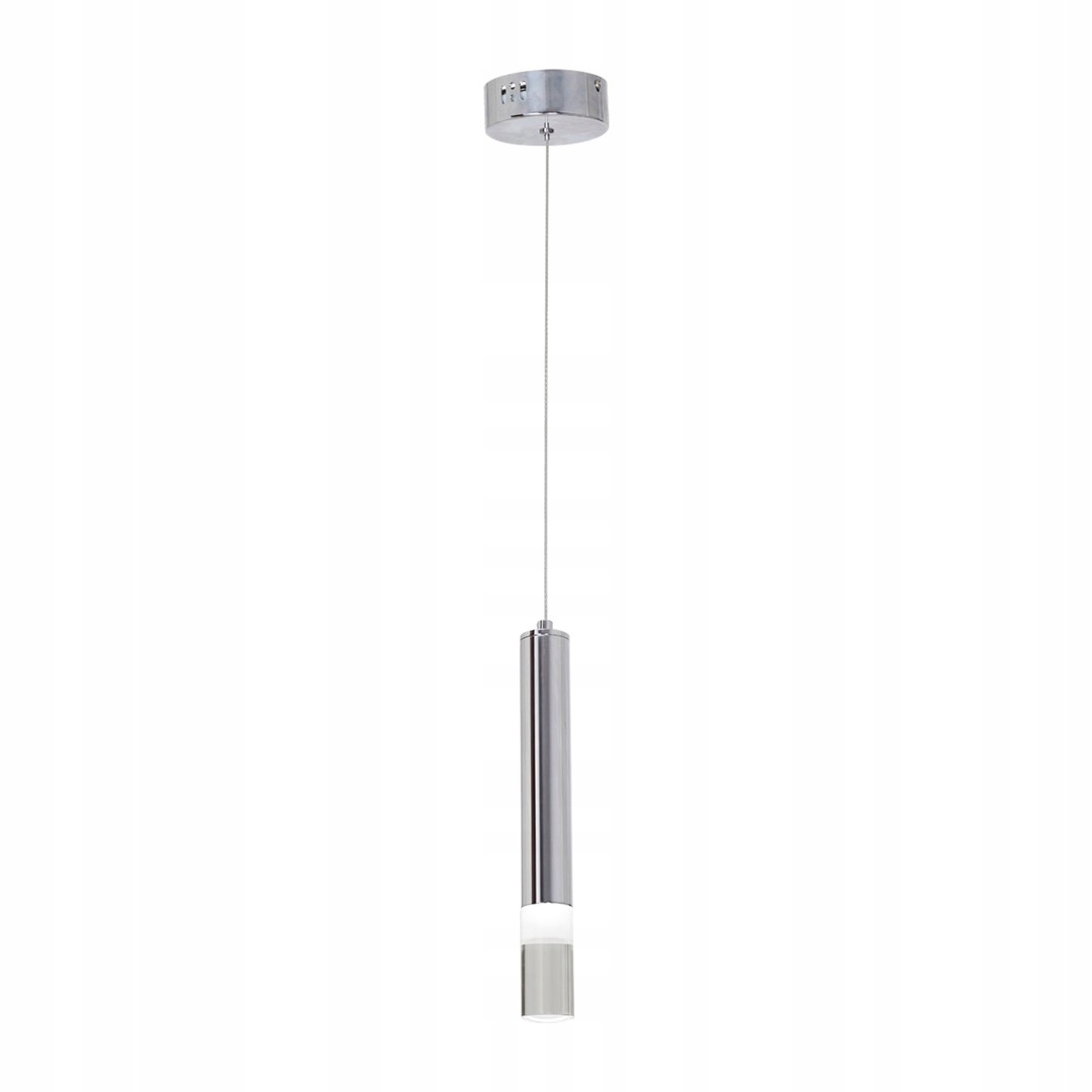 Závěsná lampa trubka chrom Led 5W Ice Eko-light