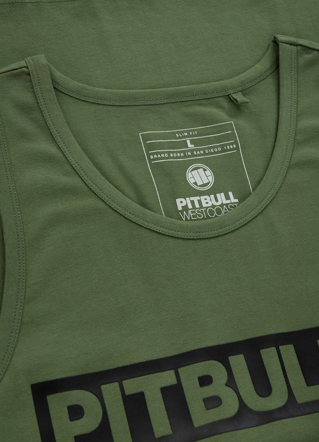 Pit Bull Koszulka Tank Top Slim Fit Hilltop XXL Wzór dominujący logo