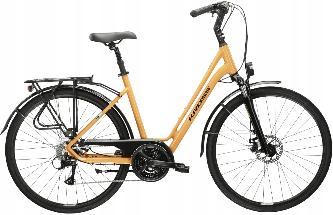 Rower Trekingowy Kross Sentio 3.0 28 XS(16'') Żółty Czarny Połysk