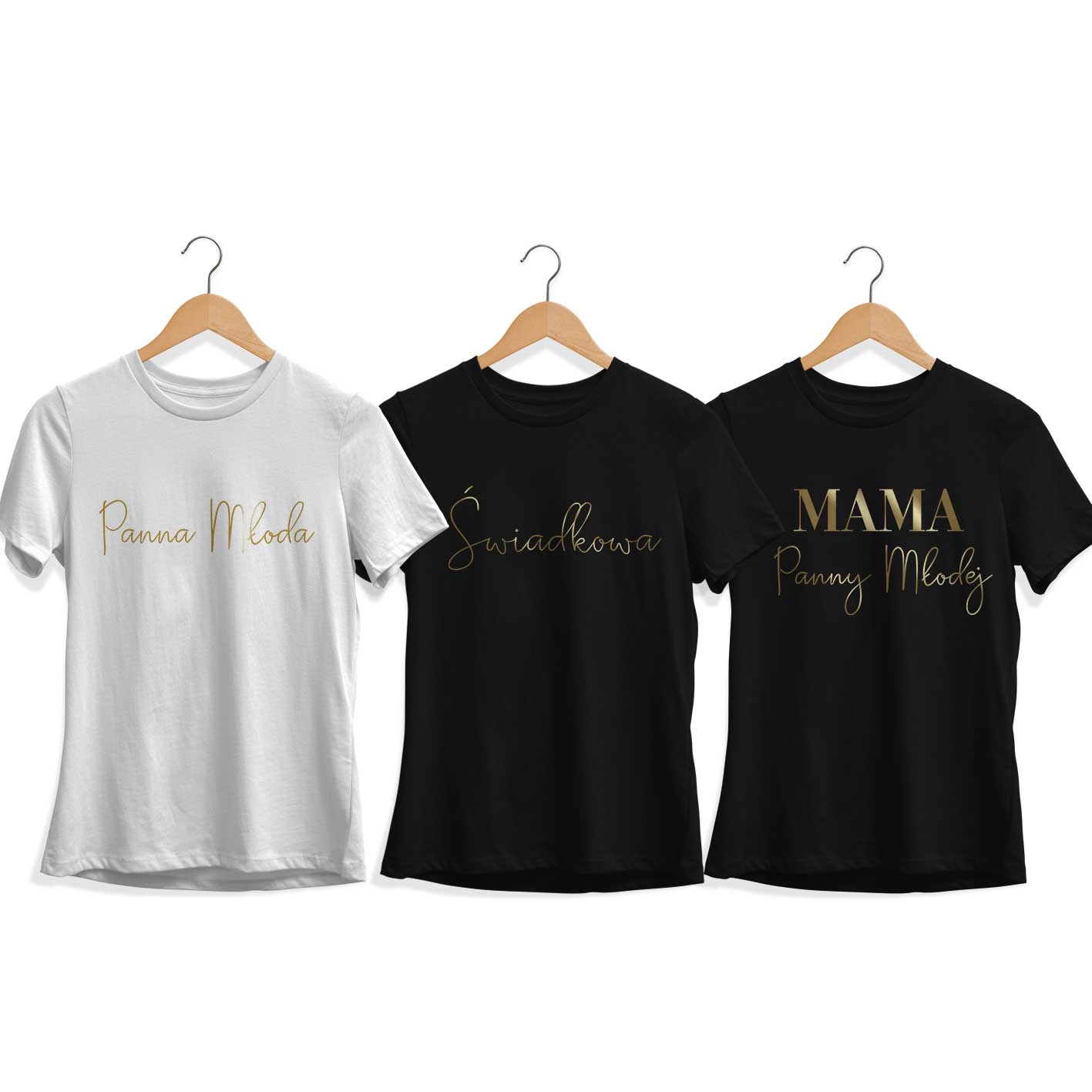 

Koszulki Panna Młoda Świadkowa Mama Panny Młodej