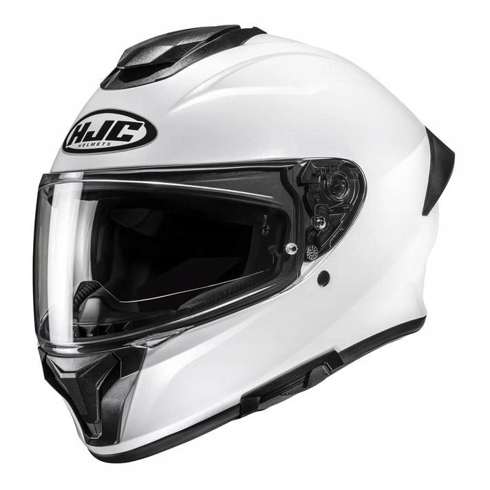 Kask motocyklowy Hjc C71 Solid Pearl White biały Gratisy