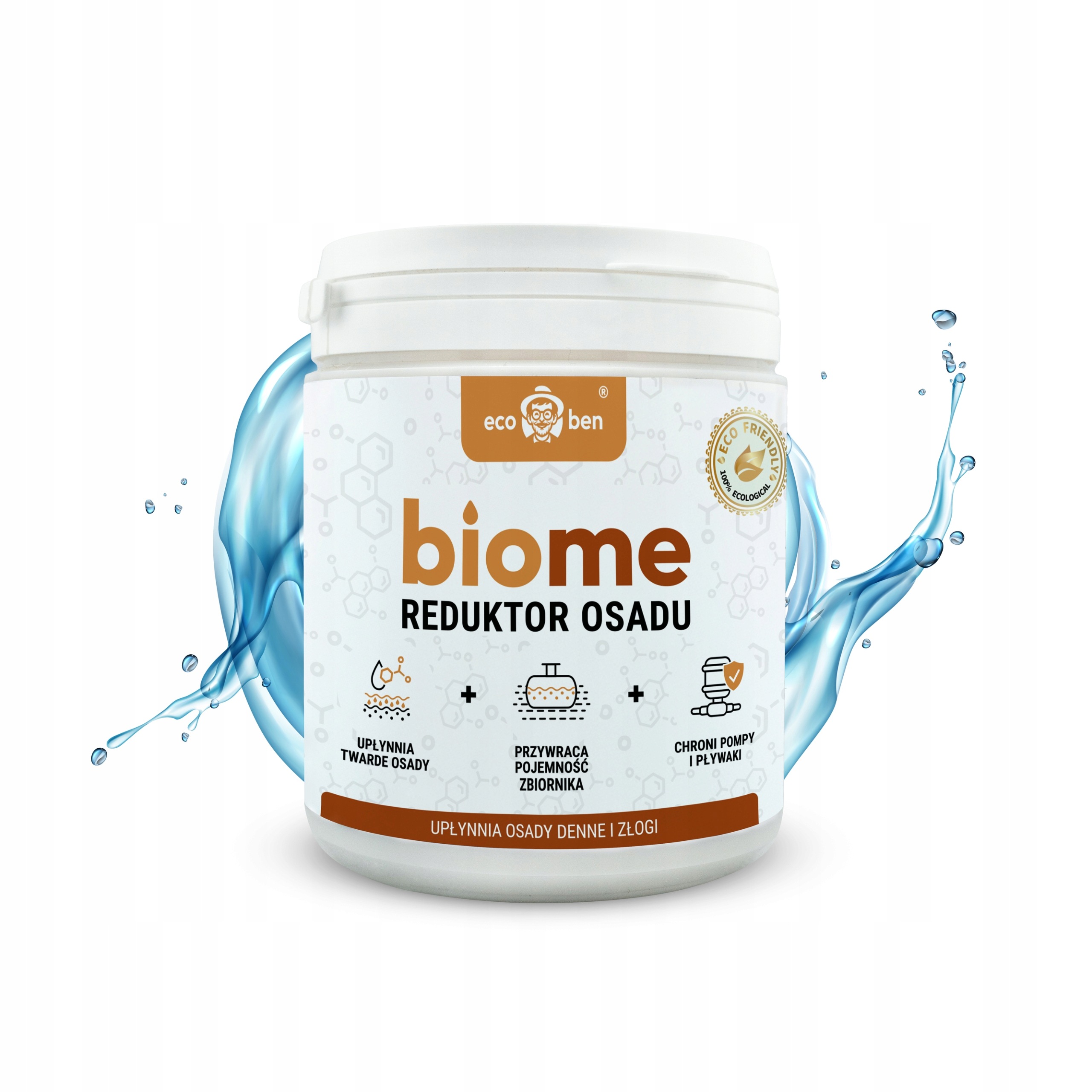 Biopřípravek pro reduktor kalu do septiku a čističky Biome 0,6 kg
