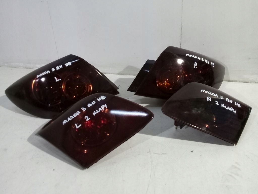 Mazda 3 BK HB lights rear part rear. 4 sztuki