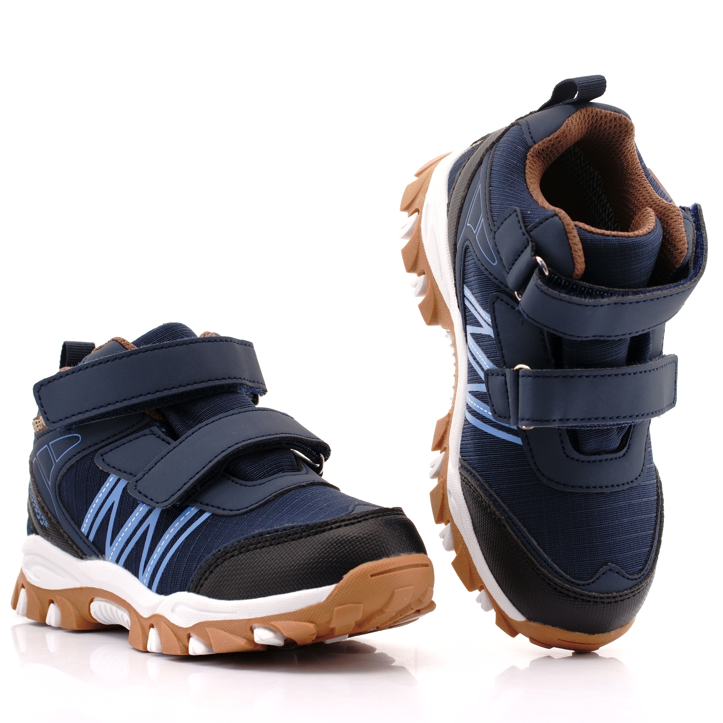 Befado Buty Trekkingowe Chłopięce Wodoodporne Trzewiki Na Rzepy 518XY005 31