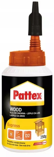 

Klej do drewna Pattex express szybkowiążący 250g