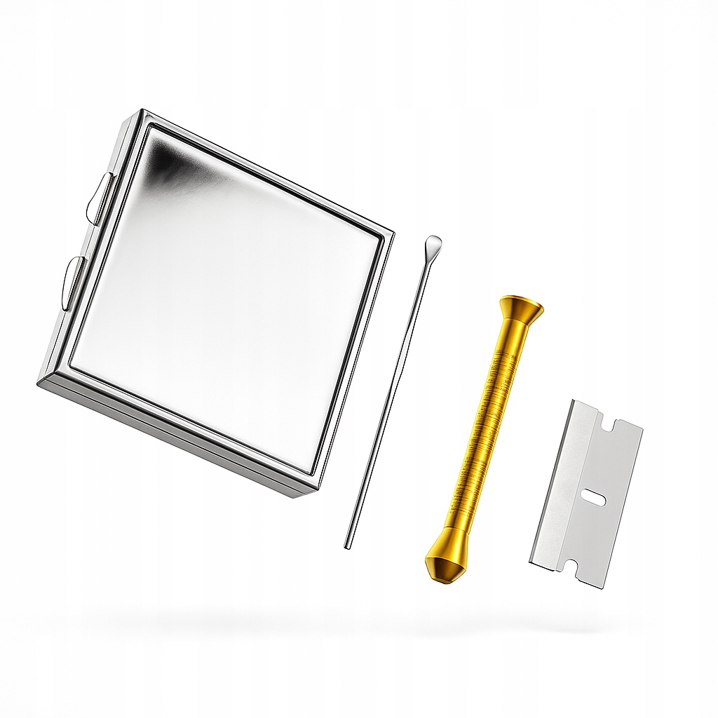 Lufka Trubička Pro Vtahování Zrcátka Žiletka Tabaka Prášek Křišťál Aplikátor