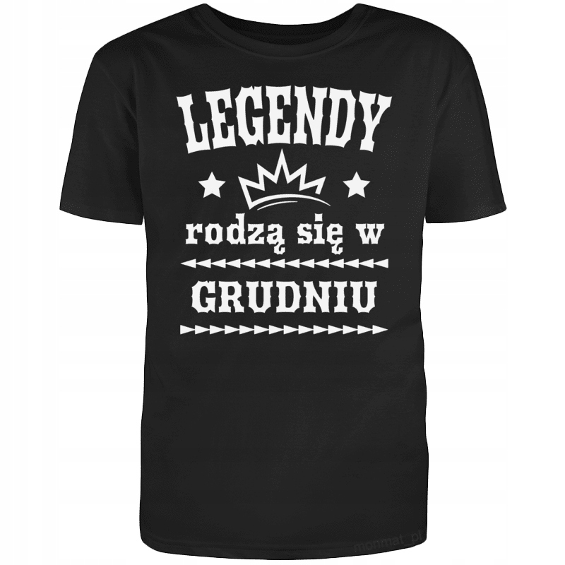 

Koszulka Urodziny Legendy Rodzą Się W Grudniu M