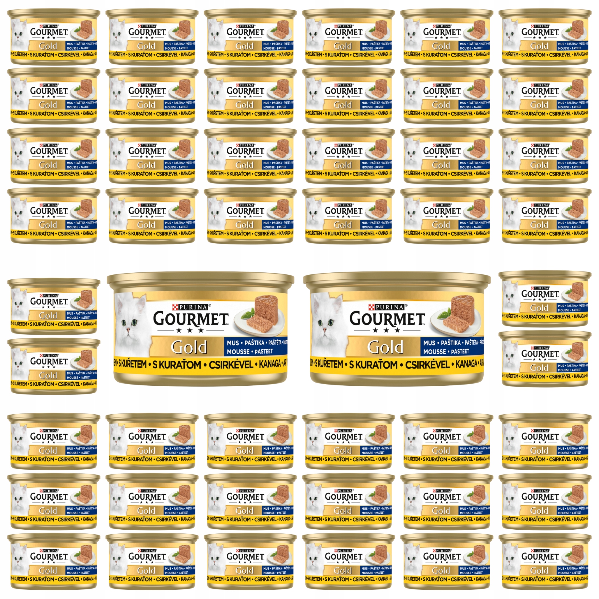 Purina Gourmet Gold Karma mus z kurczakiem 48x85g