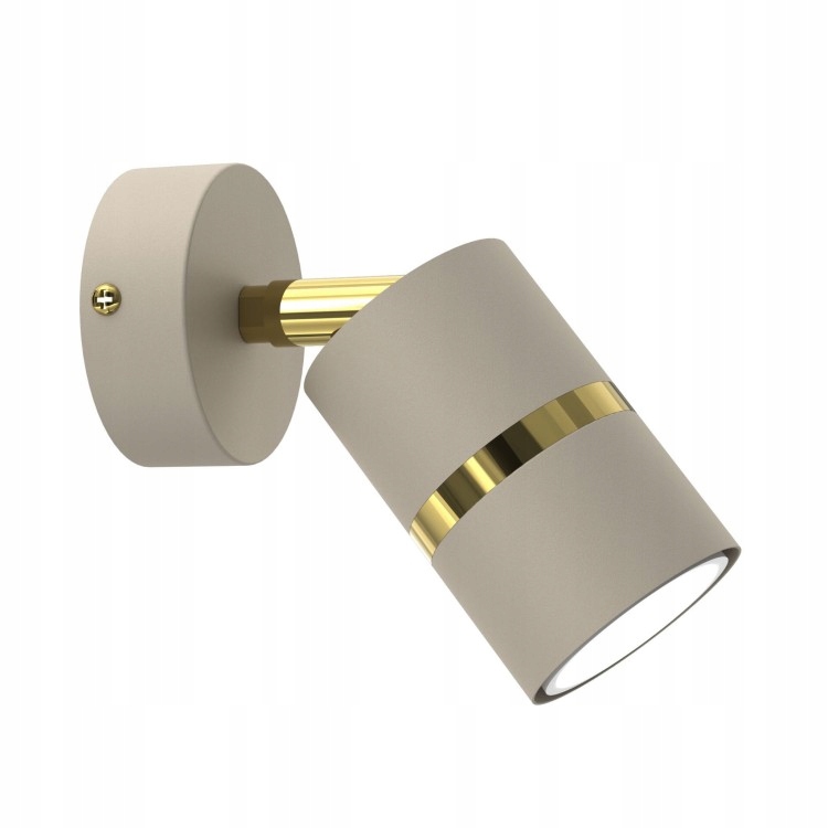 Nástěnná Lampa Aurora Gold Béžová Moderní Spot Led Obývací Pokoj Kuchyně