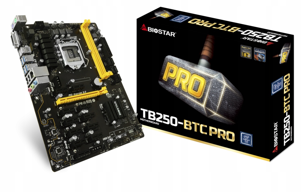 Základní Deska Biostar TB250-BTC Pro Eth 12GPU