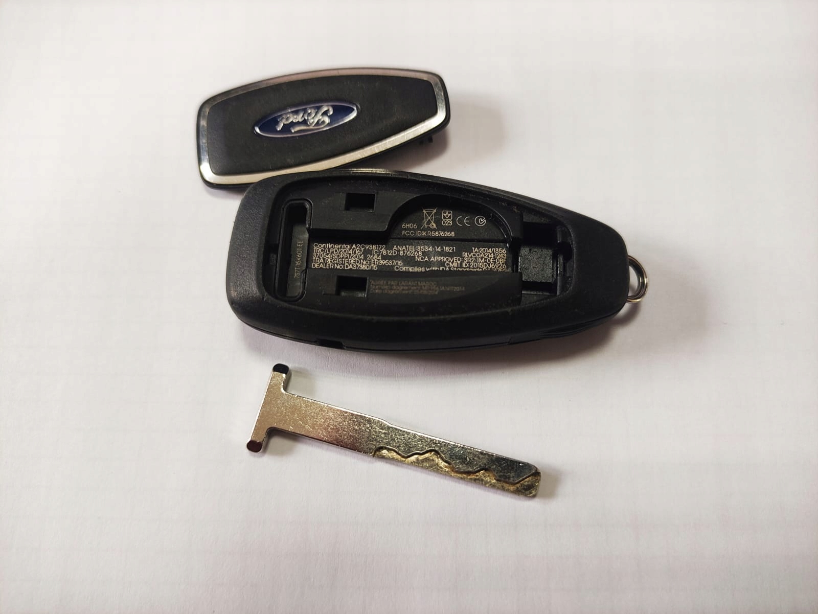 FORD KLUCZYK KEYLESS SMART KEY 7S7T-15K601-EE