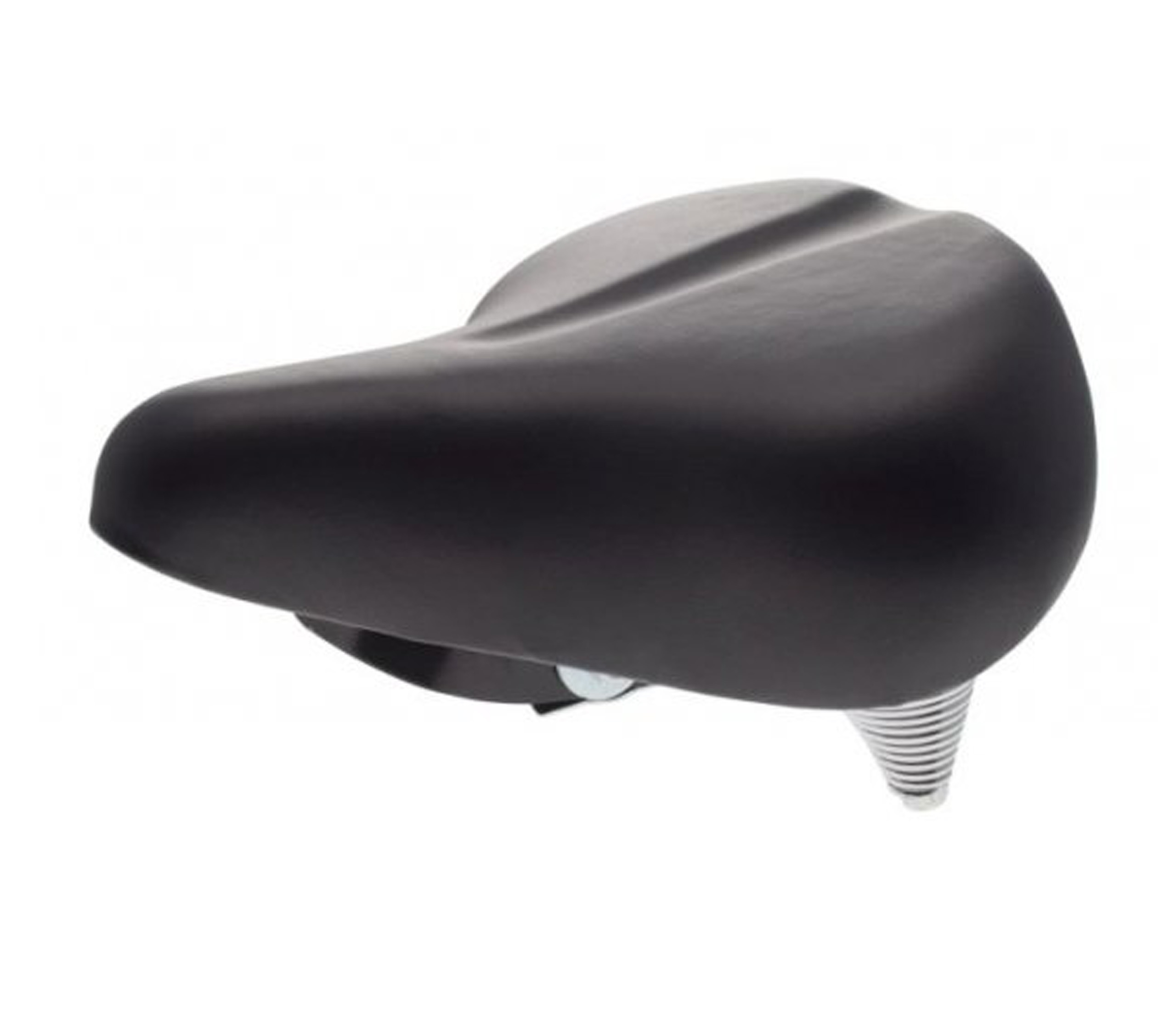 Siodełko Rowerowe Na Sprężynie Szerokie Czarne