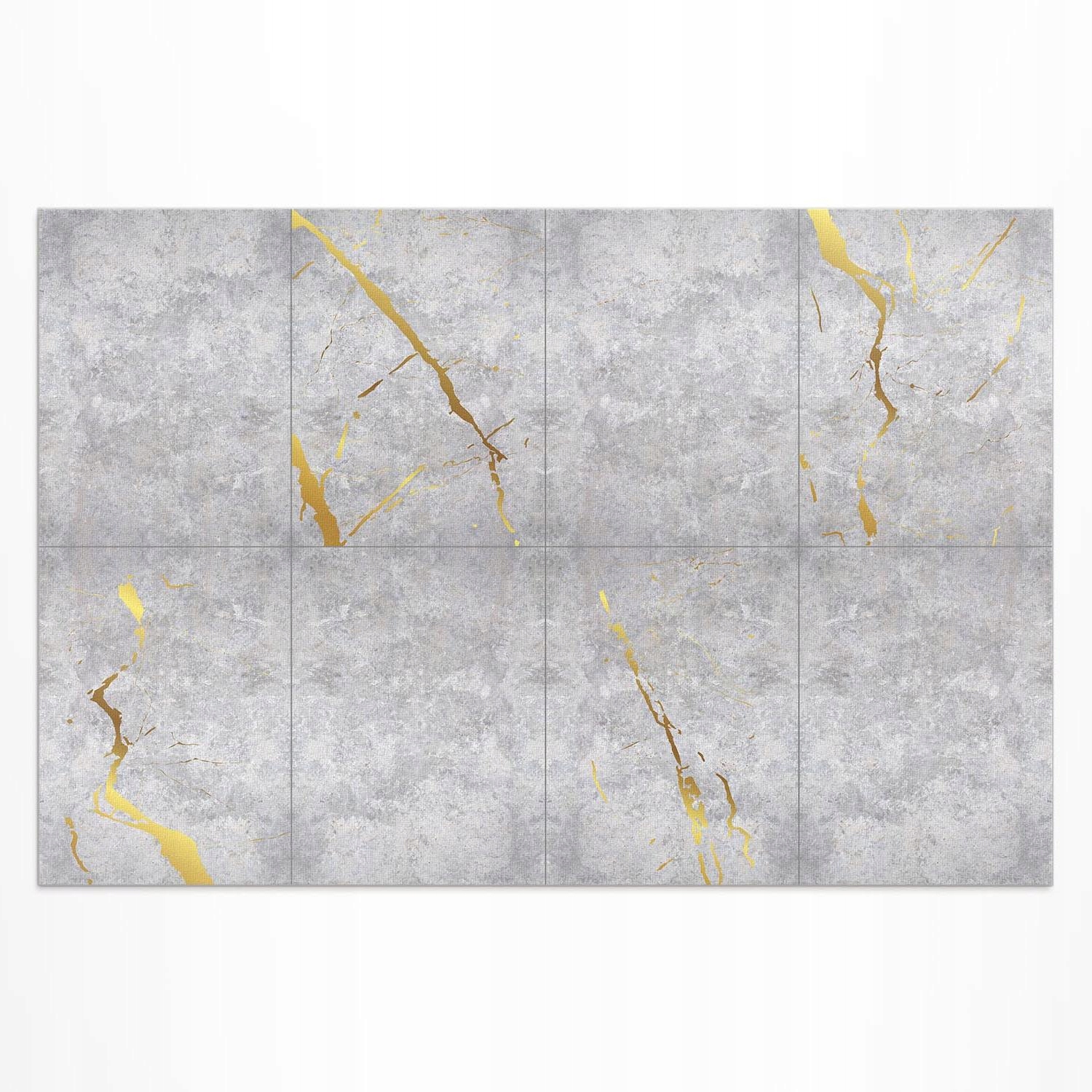 Terasový vinylový koberec Rozmer: 210 x 140 cm Betónové kamenné dlaždice