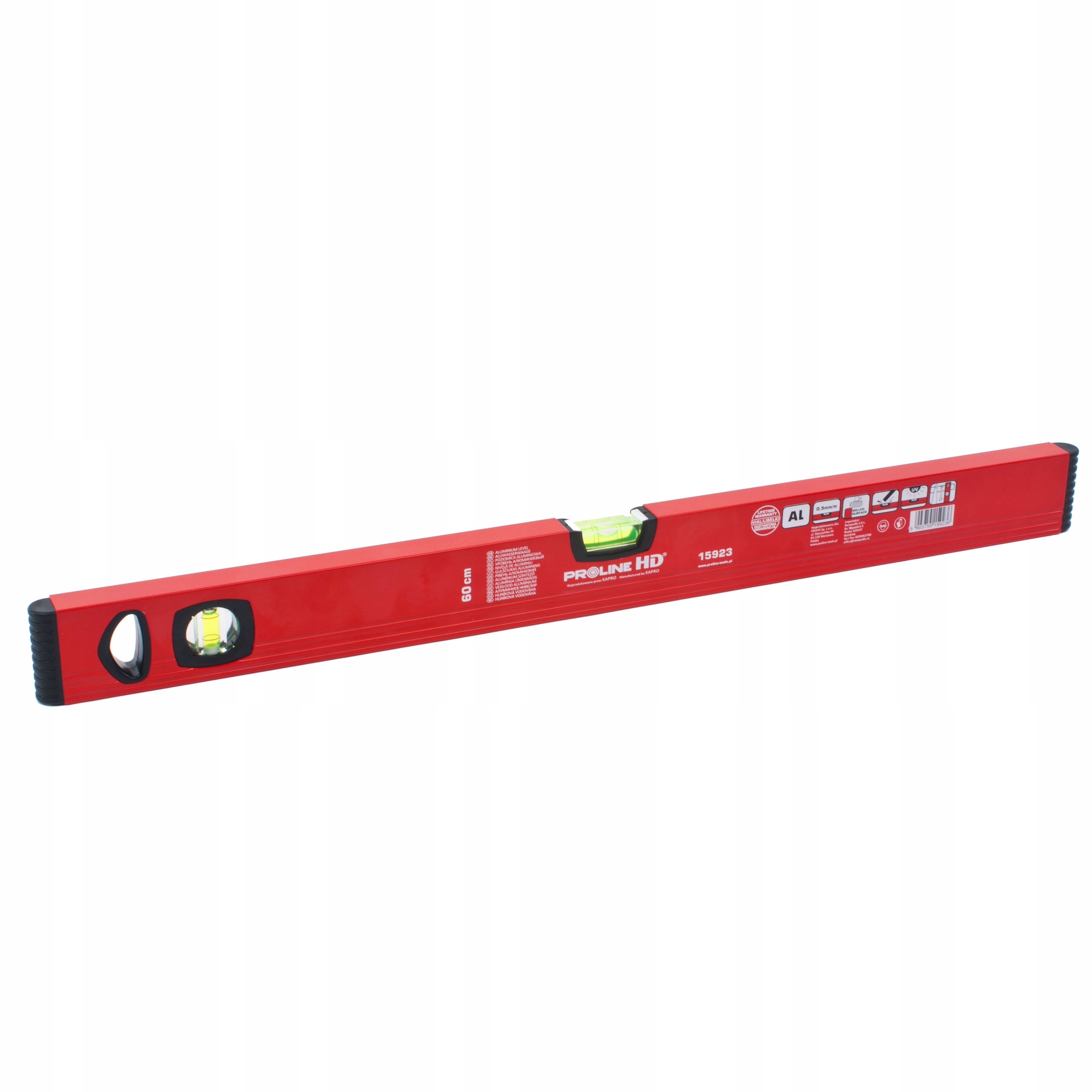 

Proline Poziomica aluminiowa 2 libelki 40cm