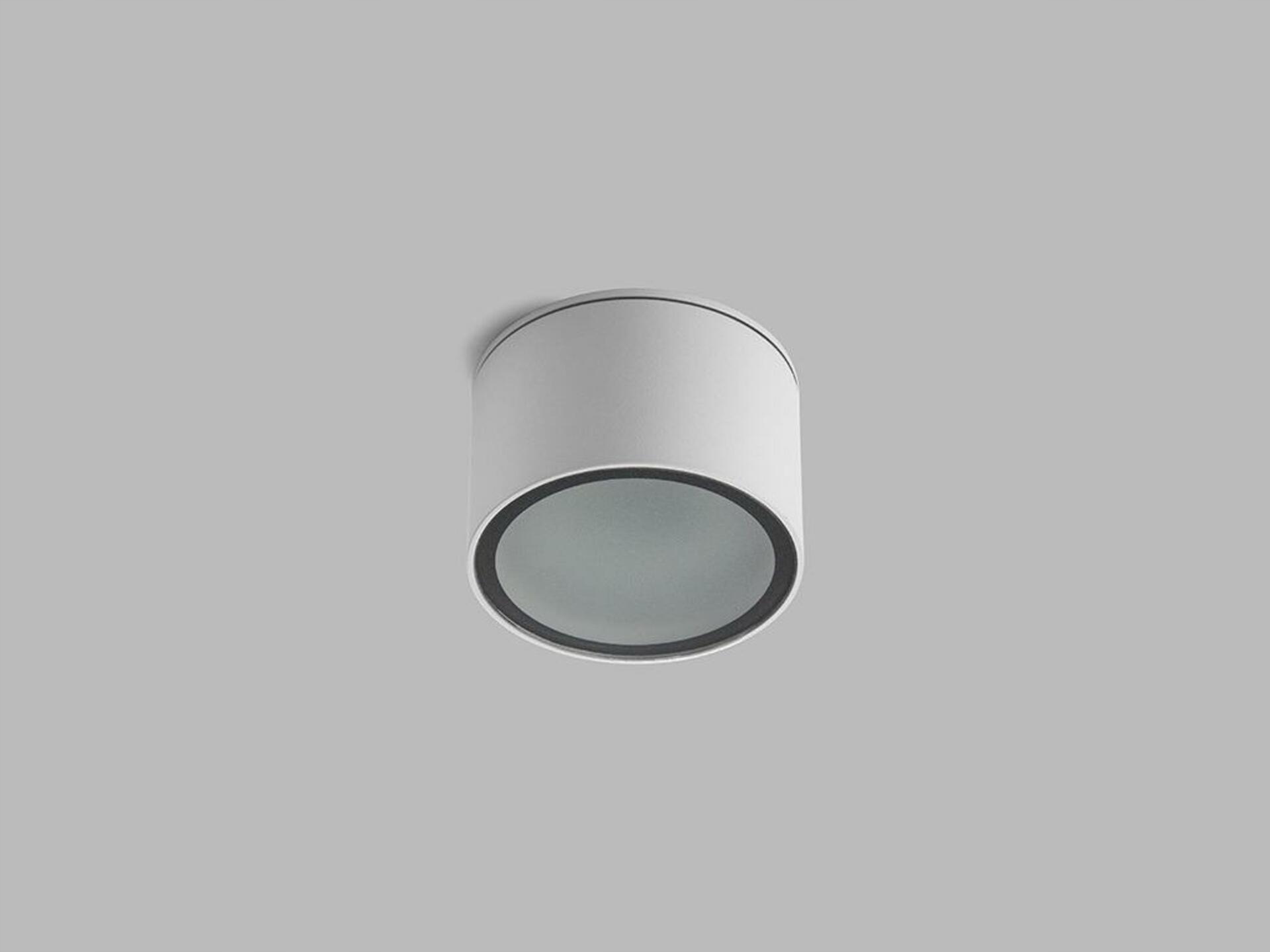Stropné svietidlo LED2 Medo S IP54 biele, GX53, max 8W, Ø100