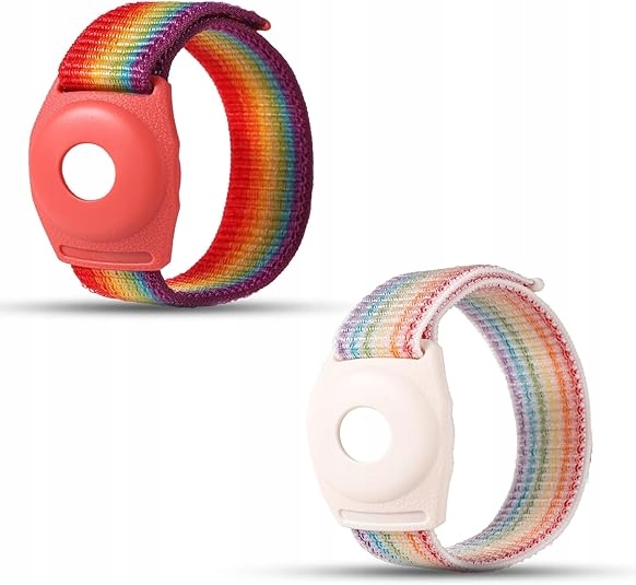 2ks Držák na medailon modro-růžový nastavitelný náramek