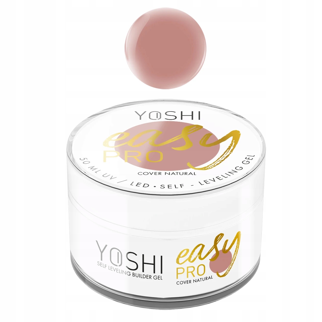 Yoshi Żel Budujący Easy Pro Gel Cover Natural Do Paznokci Beżowy Nude 50ml