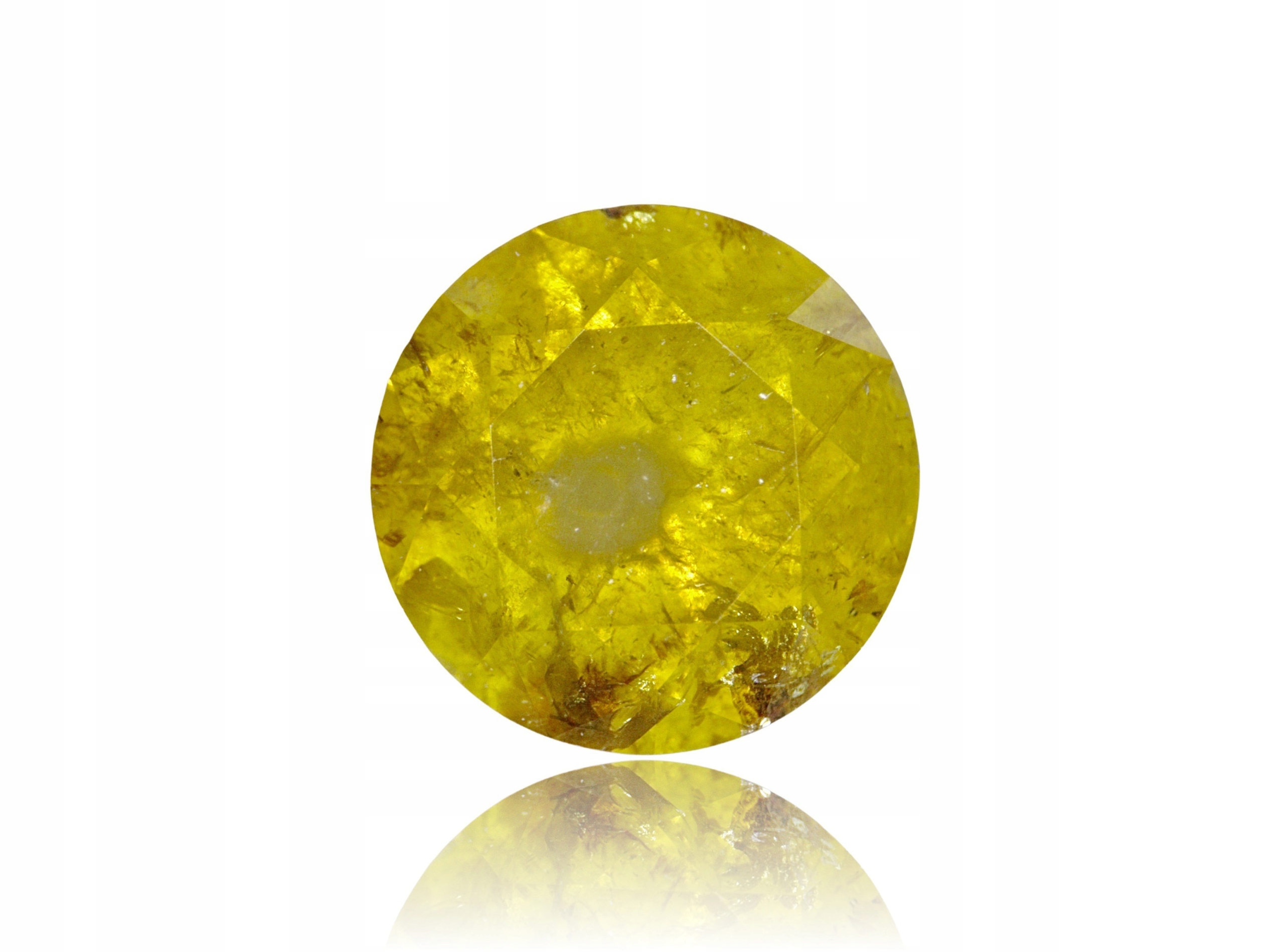 Diamant 0.21ct Žlutý Briliant I3 eCertifikát Wbd